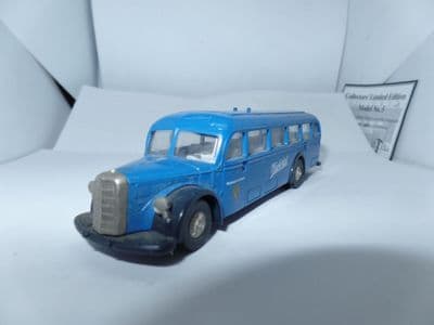 Brekina H0 1/87 Scale MERCEDES-BENZ O 5000 BUS - BIEBERTAL Blue