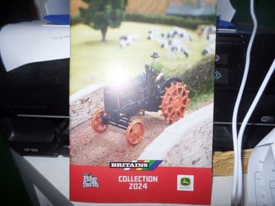 Britains  Big Farm John Deere Catalogue 2024 c/w Checklist Poster