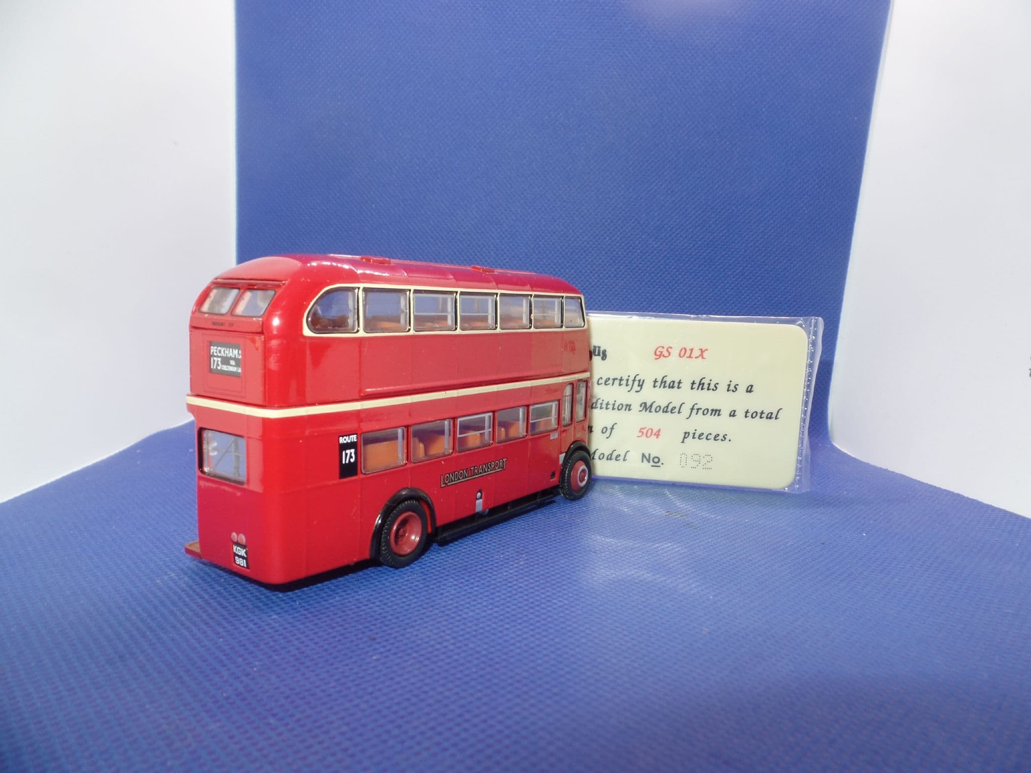 Britbus GS-01X GS01X Guy Arab III Bus London Transport 173 Peckham via ...