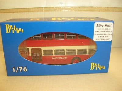 Britbus LLB-10 LLB10 Albion Leyland  Lowlander East Midlands Red / Cream Worksop