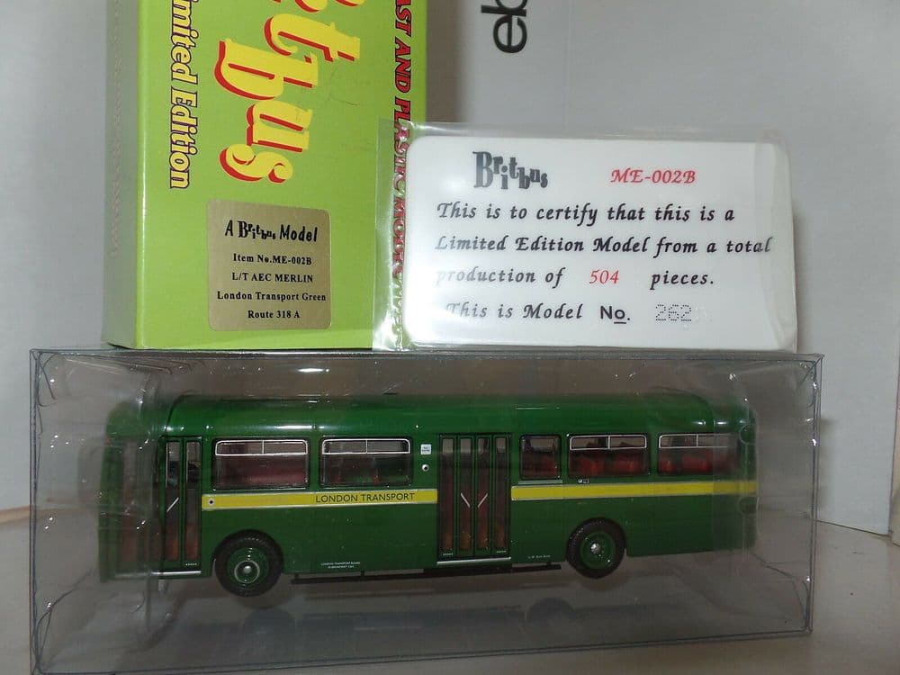 Britbus ME-002B MB002B AEC Merlin Bus London Transport Museum Country ...