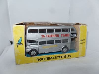 Budgie Seerol H Seener Routemaster Bus London Transport  25 Years Silver Victoria UB