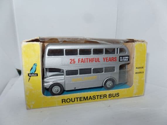 Budgie Seerol H Seener Routemaster Bus London Transport  50 Years Silver 25 Victoria