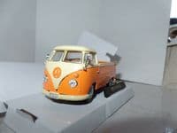 Cararama 1/43 O Scale 4-13441 Volkswagen VW Transporter T1 Pick Up Orange Grey