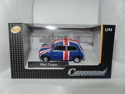 Cararama 1/43 O Scale 4-41670 1/43  Leyland Mini Cooper Union Jack Livery