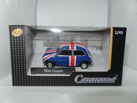 Cararama 1/43 O Scale 4-41670 1/43  Leyland Mini Cooper Union Jack Livery