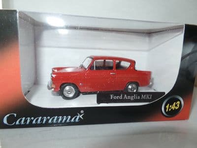 Cararama 1/43 O Scale CR040   Ford Anglia 105E Monaco Red