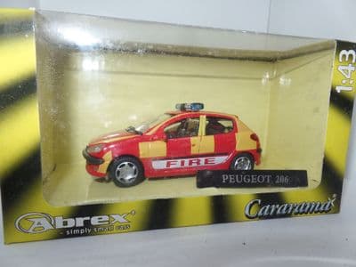 Cararama 1/43 O Scale Peugeot 206 Fire Service