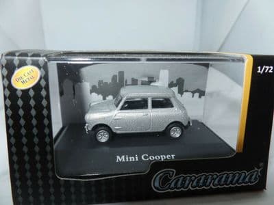 Cararama 1/72 Scale 7-41180  Leyland Mini Cooper Silver Metallic