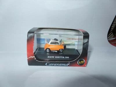 Cararama 1/72 Scale  BMW Isetta Bubble Car c/w Suitcase.