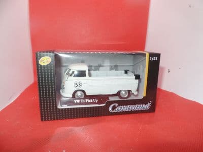 Cararama 4-13458 1/43 O Scale Oxford  Volkswagen VW Beetle  Pick Up Pickup White Herbie 53