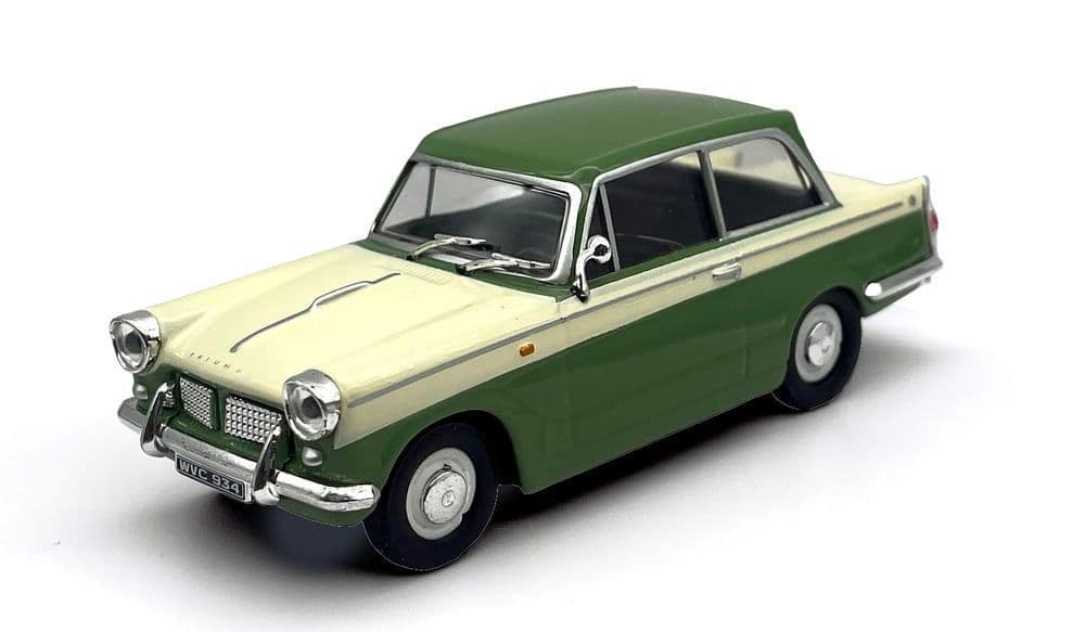 Cararama 4-16860 1/43 O Scale Triumph Herald Green / Old English White