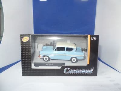 Cararama  4-17260 1/43 O Scale  Ford Anglia 105E  Blue & White Harry Potter