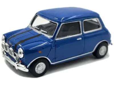 Cararama  4-41353  1/43 O Scale Mini Cooper Blue The Italian Job MIMB