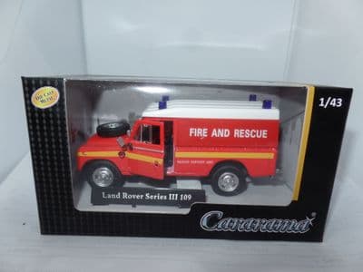 Cararama 4-53940 1/43 O Scale  Land Rover III 109 Hard Top Fire & Rescue Brigade MIMB