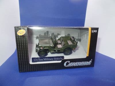 Cararama 4-90148  NECAF 1/43 O Scale 1/4 Ton Military Vehicle Netherlands Open Top