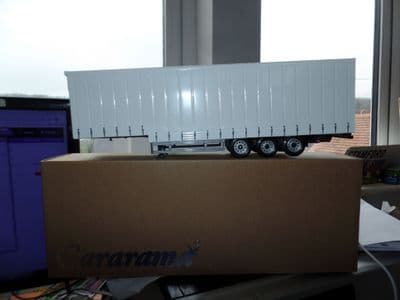 Cararama Oxford CR050 CR049 Volvo FH12 1/50 Scale Cab + Trailer Pure Dealer White for Your Code 3
