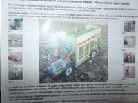 CardyKits LONDON BUS CARD KIT Vintage Open Top Bus