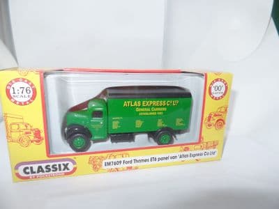 Classix EM7609 1/76 OO Ford Thames ET6 Box Panel Van Truck  Atlas Express