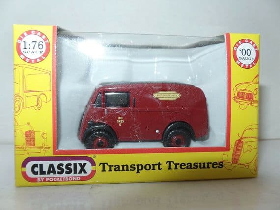 Classix EM76618 1/76 OO Scale Morris J Van British Railways Maroon BC 2423 E