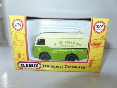 Classix EM76640 1/76 OO Scale NCB Electric Milk Float Murgatroyd Butchers