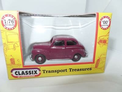 Classix EM76816 1/76 OO Austin A40 Dorset 4 door Cherry Red