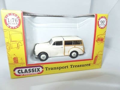 Classix EM76825 1/76 OO  Morris Minor 1000 Estate Traveller Old English White
