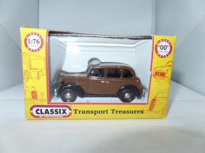 Classix EM76830 1/76 OO Scale Austin FL1 Private Hire Taxi Car Brown