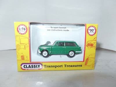 Classix EM76886 1/76 OO Scale Triumph Herald 1200 Estate Green