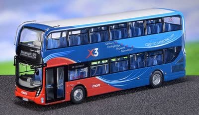 CMNL UKBUS6518 Alexander Dennis Enviro400H MMC Bus Go South Coast X3 Bournemouth
