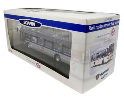 CMNL UKBUS7003 Scania OmniCity Bus Menzies London Underground Heathrow Torn Box
