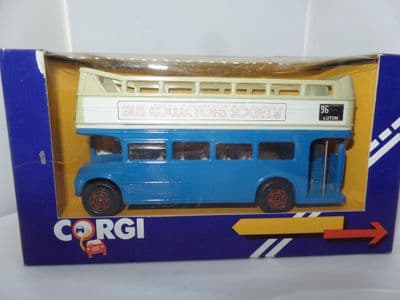 Corgi 1/64 London Routemaster Opentop Bus  Collectors Society Luton 1986 Worn Box