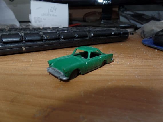 Corgi 1/76 OO Scale Plastic Sunbeam Rapier Green - Made in England