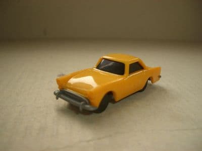 Corgi 1/76 OO Scale Plastic Sunbeam Rapier Yellow - Made in England
