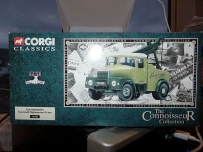 Corgi 16102 1/50 O Scale Scammell Crane Southdown Bus Support + Badge MIB
