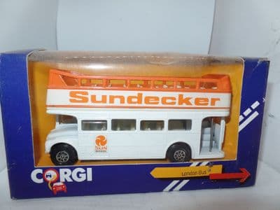 Corgi 469  1/64 Scale Routemaster Bus OPen Top Sundecker Marrakesh MIB