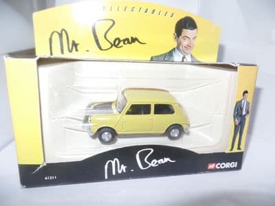 Corgi 61211  Mini Mr Bean Olive Green Black Bonnet STE952R Padlocked DoorBoxed
