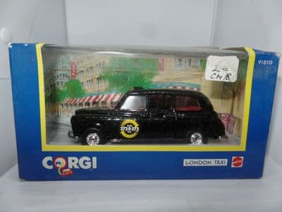 Corgi 91810 1/36 Scale Black Radio Cab London Taxi 1993 Worn Box