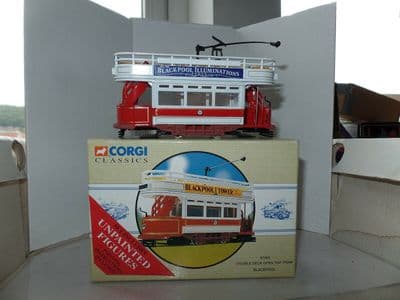 Corgi 97365 1/72 Scale Open Top Tram Blackpool Gynn Square MIMB