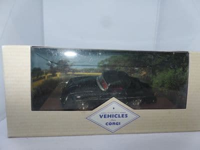 CORGI 98122 1/43 Scale Porsche 356 soft top Convertible Black 1993 MIMB