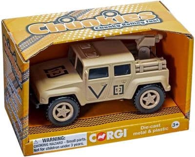 CORGI CHUNKIES CH076 Off Road Military Rocket Launcher U.K.