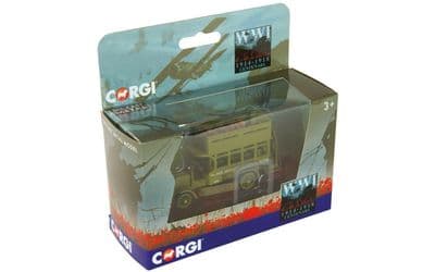 CORGI CS90611 1/72 WWI BRITISH ARMY TROOP CARRIER OLD BILL B TYPE BUS MIMB