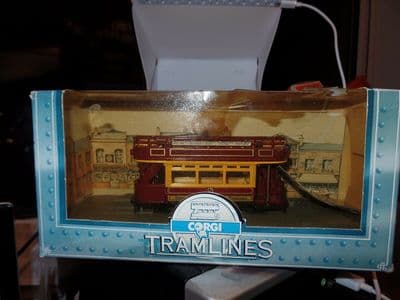 Corgi D991/4 Bournemouth  Double Deck Opentop Tram Poor Box