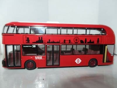 Corgi GS89202 NBFL New Boris Bus for London Transport Route 38 Piccadilly Sights
