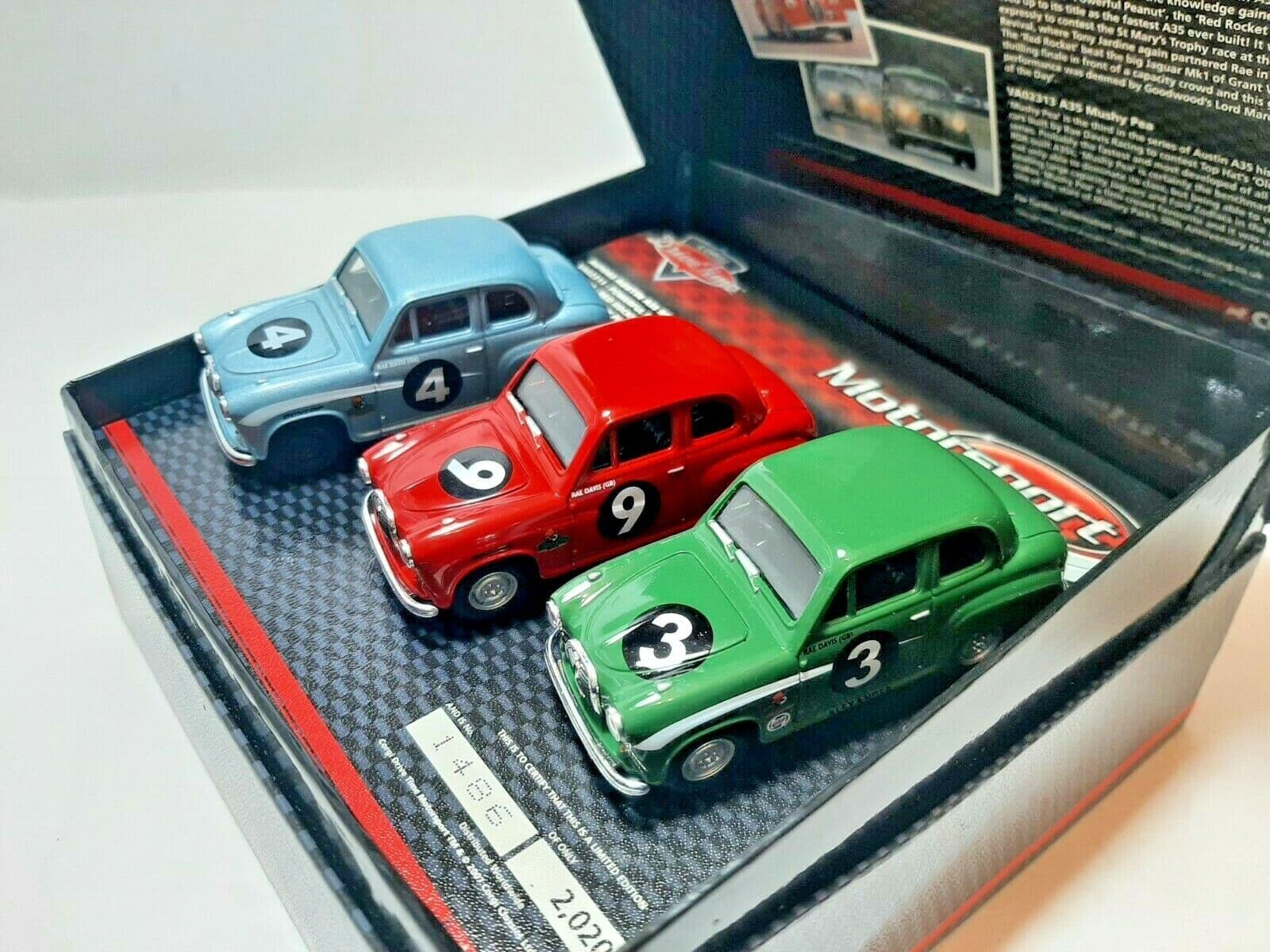 Corgi Lledo AU1003 1/43 VANGUARDS AUSTIN A35 SET TOP HAT RACING ...