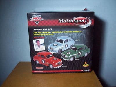 Corgi Lledo AU1003 1/43 VANGUARDS AUSTIN A35 SET TOP HAT RACING GOODWOOD REVIVAL