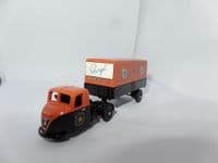 Corgi Lledo Trackside DG148020 1/76 OO Scale Scammel Scarab Dropside Covered Trailer Sharp's Toffee