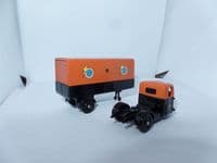 Corgi Lledo Trackside DG148020 1/76 OO Scale Scammel Scarab Dropside Covered Trailer Sharp's Toffee
