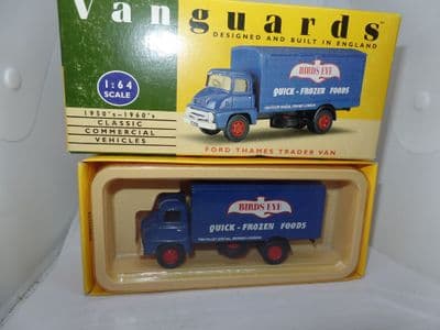 Corgi Lledo VANGUARDS VA6001 1/64 Scale  Ford Thames Trader Van  Birdseye Fish Fillet Express Grimsb