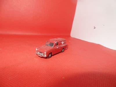 Corgi Trackside DG207 Ford Anglia Van London Transport Red chipped  UB
